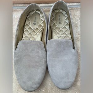 Birdies The Starling Latte Suede Leather Slip on Loafer Comfort Shoes Size 9.5